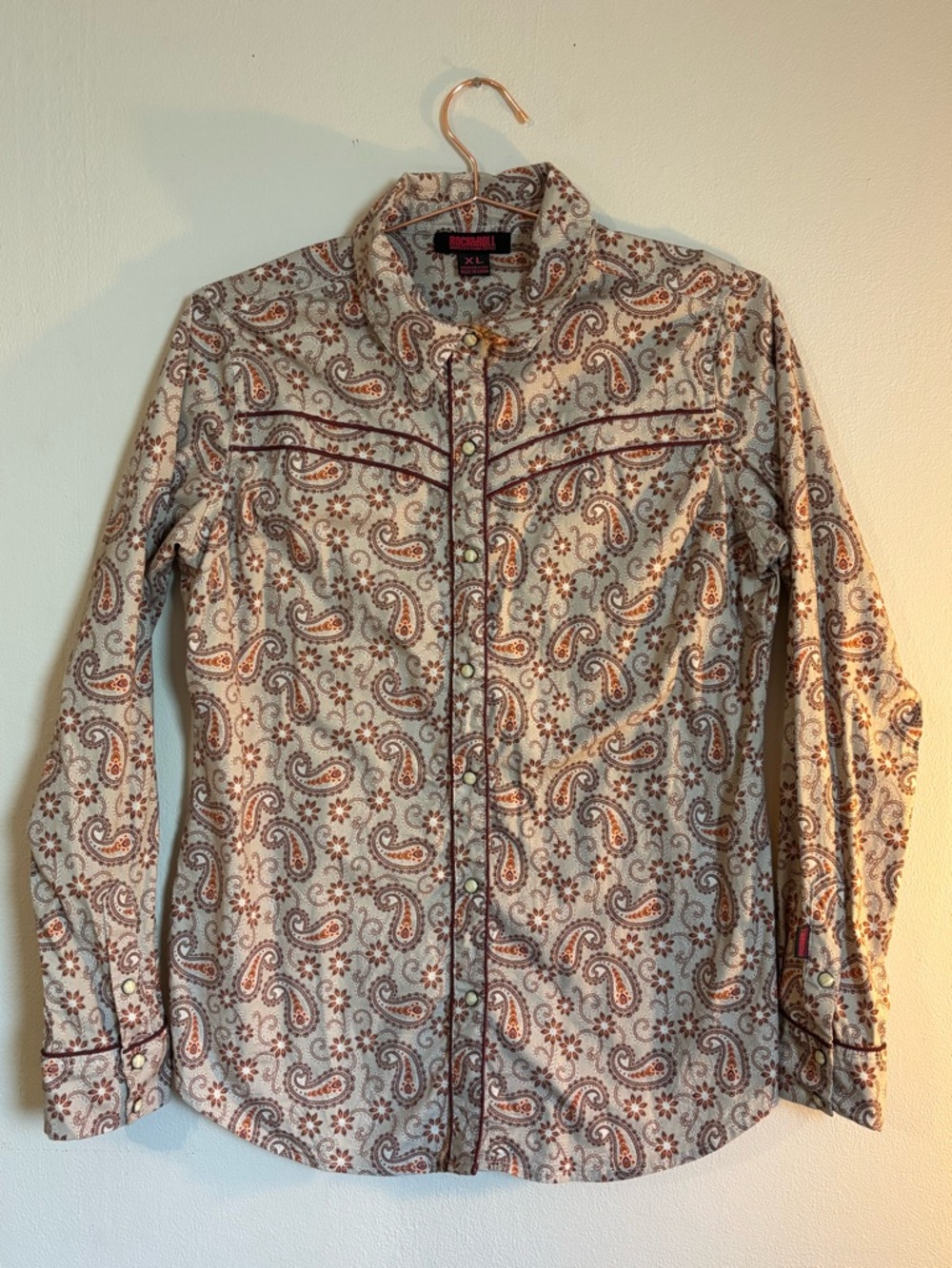 Women’s Paisley Western Snap Shirt
